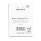 Rhodia - No. 11 Top Stapled Notepad - A7 - Ruled - White