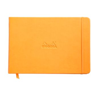Rhodia - Webbie Webnotebook - A5 Landscape - Plain - Orange*