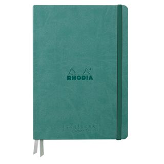 Rhodia - Rhodiarama Goalbook Creation 200gsm White Paper - A5 - Blank - Aqua