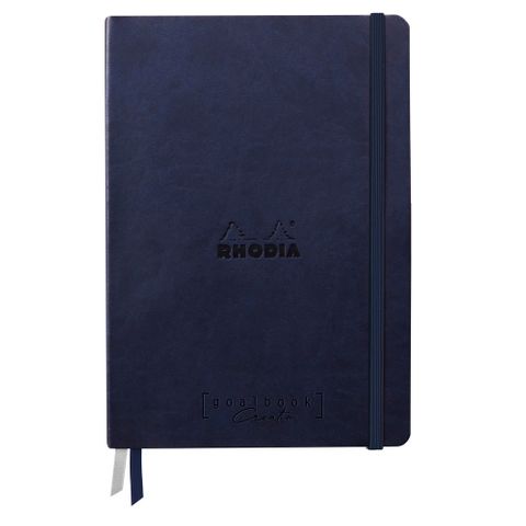 Rhodia - Rhodiarama Goalbook Creation 200gsm White Paper - A5 - Blank - Midnight (Navy Blue)