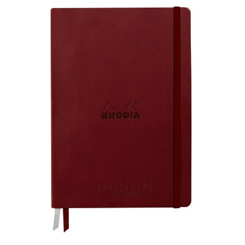 Rhodia - Rhodiarama Goalbook Creation 200gsm White Paper - A5 - Blank - Burgundy