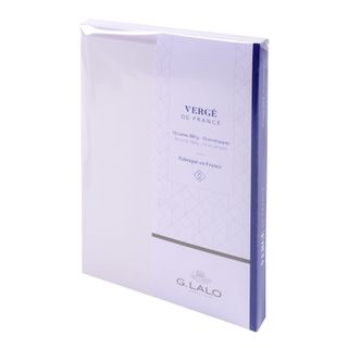 G.Lalo - Verge de France - Set of 10 Correspondence Cards & Envelopes - Extra White