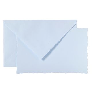 G.Lalo - Mode de Paris - Correspondence Set (10 Cards & Envelopes) - Blue