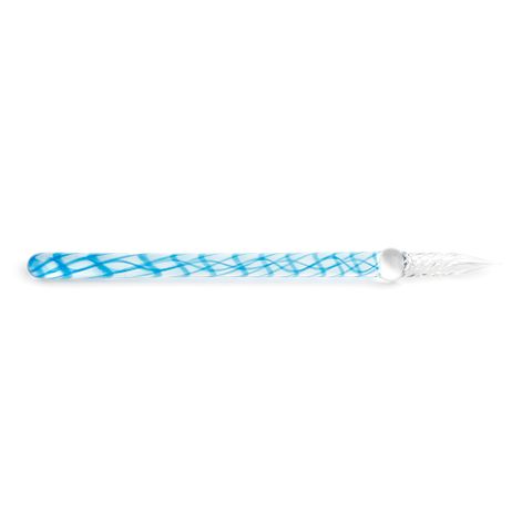 Jacques Herbin - Straight Glass Pen - Light Blue