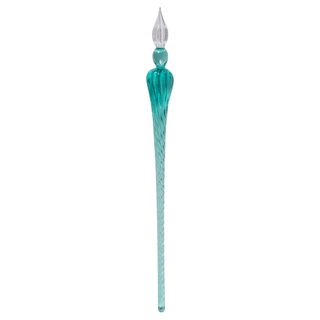 Jacques Herbin - Round Glass Pen - Turquoise