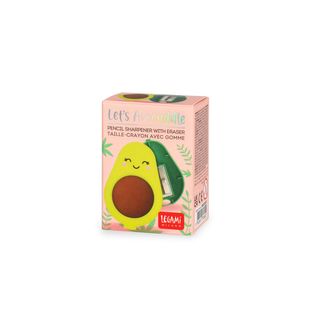 Pencil Sharpener With Eraser - Let's Avocuddle_Kit_12Pcs - Avocado