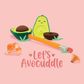 Legami - Pencil Sharpener With Eraser - Avocado - Let's Avocuddle Display Pack of 12 Pcs