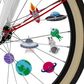 Legami - 30 Bicycle Spoke Decorations - Pimp Your Bike! - Space