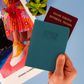 Legami - Passport Holder RFID - Petrol Blue
