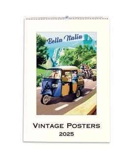 Istituto Fotocromo Italiano - 2025 Art Calendar - Large Size 35 x 50 cm - Vintage Posters