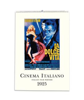 Istituto Fotocromo Italiano - 2025 Art Calendar - Large Size 35 x 50 cm - Cinema Italiano