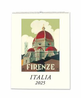 Istituto Fotocromo Italiano - 2025 Art Calendar - Medium Size 24 x 34 cm - Italia Firenze