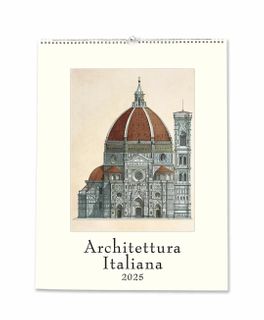 Istituto Fotocromo Italiano - 2025 Art Calendar - Medium Size 24 x 34 cm - Architettura Italiana