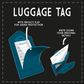 Legami - Luggage Tag - Petrol