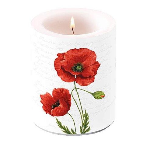 Ambiente Home - Candle - Large - Proud Poppy