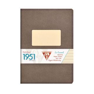 Clairefontaine - 1951 Stapled Notebook - A5 - Ruled - Black