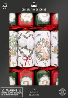 Celebration Crackers - Deluxe Crackers - 12 Inch - 12 Days of Christmas - Box of 12
