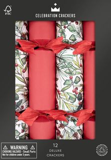 Celebration Crackers - Deluxe Crackers - 12 Inch - Christmas Sprig - Box of 12