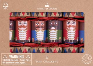 Celebration Crackers - Mini Crackers - 6 Inch - Nutcracker - Pack of 6