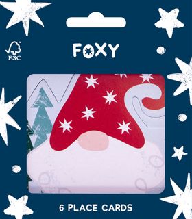 Foxy - Gonk - Place Cards - Pack of 6