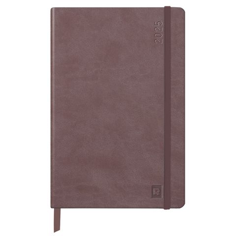 Rhodia - 2025 Webplanner Diary - Weekly Horizontal - A5 - Chocolate