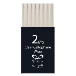 Eurowrap - 2 metre Clear Cellophane Wrap (Cello Wrapped) - Carton of 49 rolls
