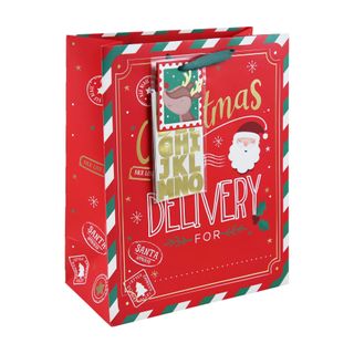Eurowrap - Christmas Delivery Personalised - Large Gift Bag