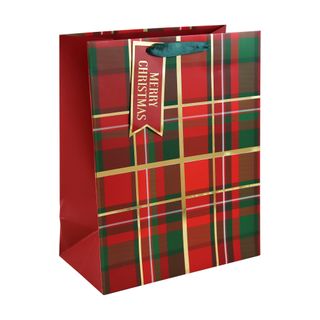 Eurowrap - Tartan - Large Gift Bag