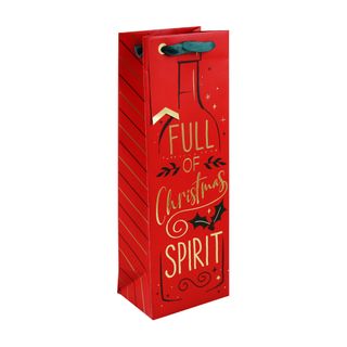 Eurowrap - Christmas Spirit - Bottle Bag
