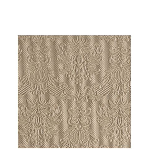 Ambiente - Paper Napkins - Pack of 15 - Cocktail Size - Elegance Taupe