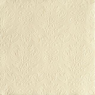 Ambiente - Paper Napkins - Pack of 15 - Luncheon Size - Elegance Cream