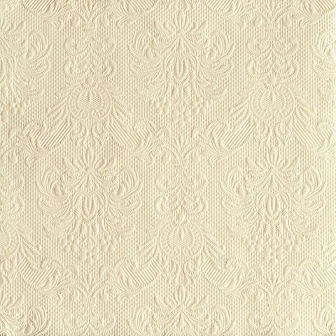 Ambiente - Paper Napkins - Pack of 15 - Luncheon Size - Elegance Cream