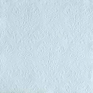 Ambiente - Paper Napkins - Pack of 15 - Luncheon Size - Elegance Light Blue