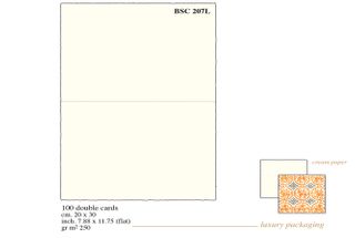 Rossi 1931 - Medioevalis - BSW207L CREAM Cards box 100