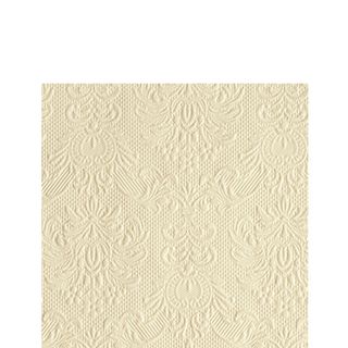 Ambiente - Paper Napkins - Pack of 15 - Cocktail Size - Elegance Cream