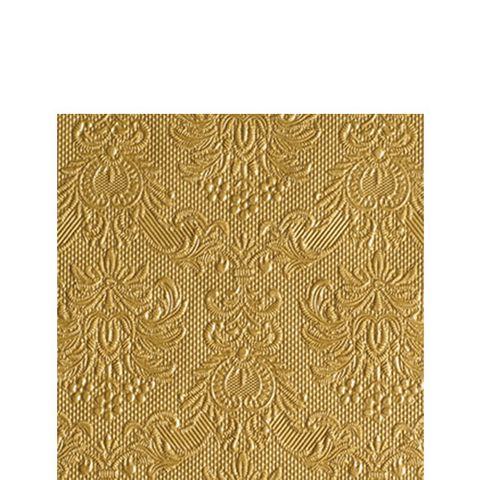 Ambiente - Paper Napkins - Pack of 15 - Cocktail Size - Elegance Gold