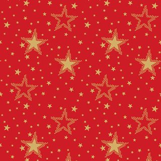Ambiente - Paper Napkins Christmas - Pack of 20 - Luncheon Size - Night Sky Gold/Red