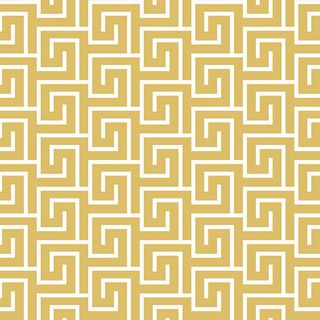 Ambiente - Paper Napkins Christmas - Pack of 20 - Luncheon Size - Greek Key Gold/White