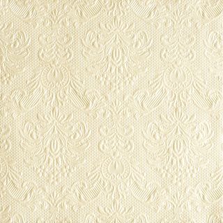 Ambiente - Paper Napkins - Pack of 15 - Luncheon Size - Elegance Pearl Cream