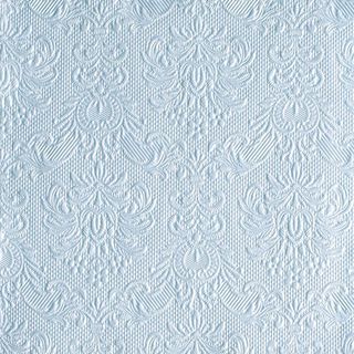 Ambiente - Paper Napkins - Pack of 15 - Luncheon Size - Elegance Pearl Blue
