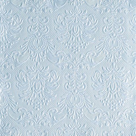 Ambiente - Paper Napkins - Pack of 15 - Luncheon Size - Elegance Pearl Blue