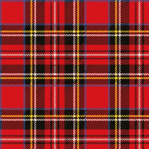 Ambiente - Paper Napkins Christmas - Pack of 20 - Luncheon Size - Scottish Red