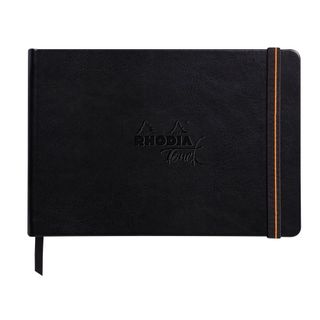 Rhodia - Touch Collection - Pen & Inkwash Book - Hard Cover - A5 Landscape - Plain