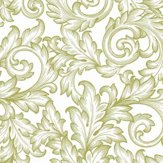 Ambiente - Paper Napkins Christmas - Pack of 20 - Luncheon Size - Baroque Gold/White