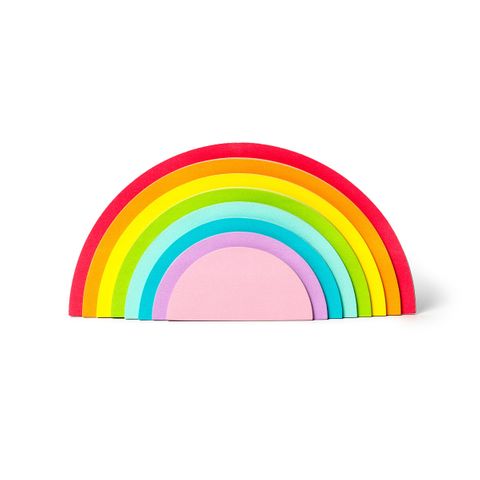 Legami - Adhesive Notepad - Rainbow Thoughts - Display Pack of 8 Pcs