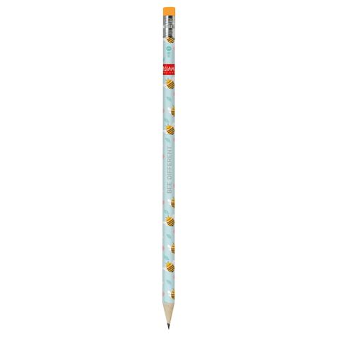 Legami - Recycled Paper Pencil - Bee - I Used To Be A Newspaper Display Pack of 18 Pcs