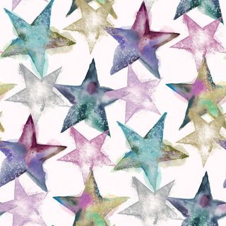 Ambiente - Paper Napkins Christmas - Pack of 20 - Luncheon Size - Watercolour Stars