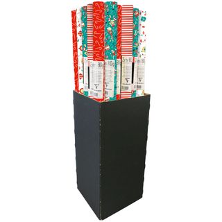 Clairefontaine - Coated Paper Roll Wrap 80gsm - 2m x 0.7m - Display Box of 30 Rolls - Christmas Elves