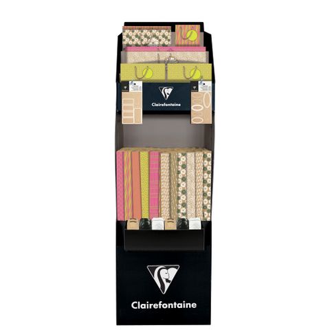 Clairefontaine Wrap - Floor Display With Stock To Fill - Nature & Neon