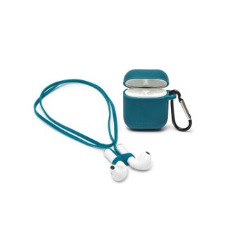 Legami - Case & Cord Set for Airpods 1 & 2 - Petrol Blue